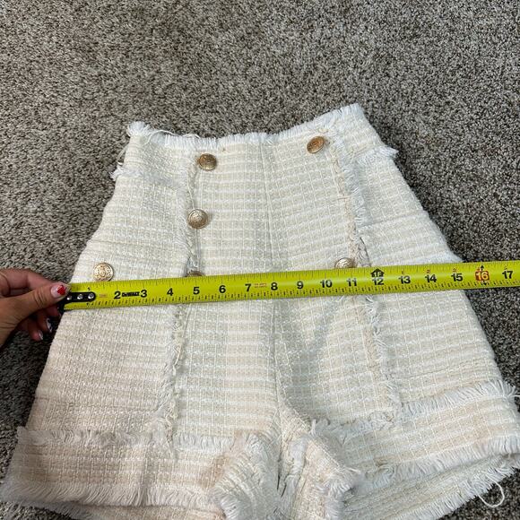J.ING Women's Frey Tweed High Waisted Shorts Size XS - Picture 7 of 12